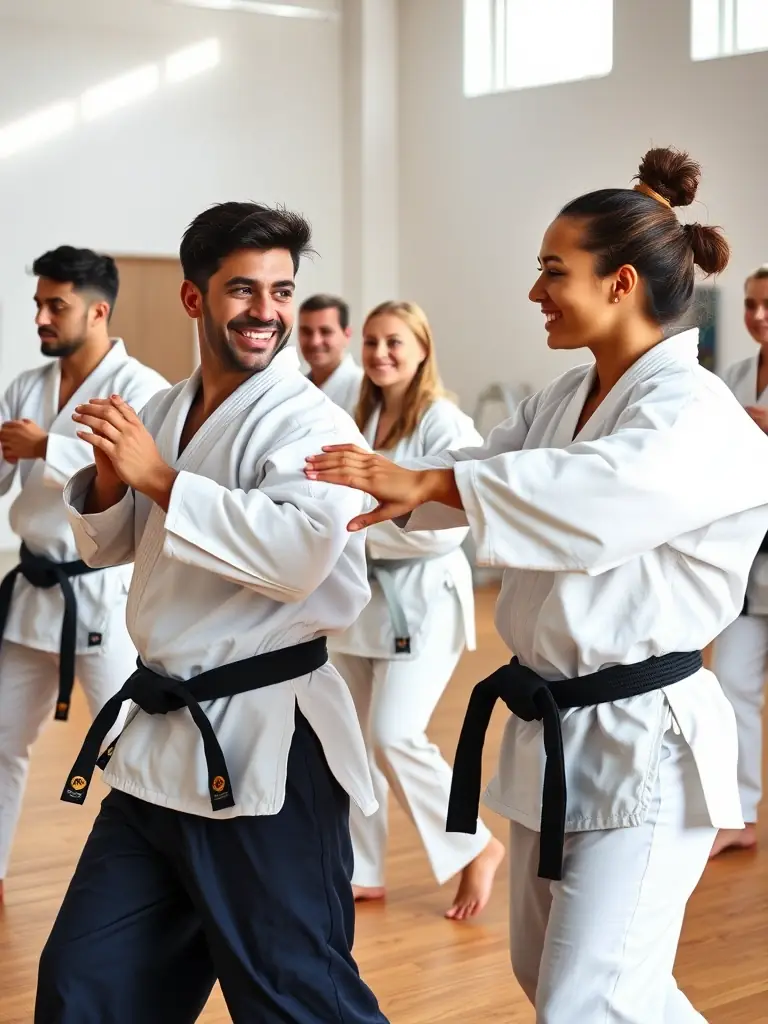 A group photo of participants from all programs, showcasing the community spirit and inclusivity at EVREUX JUDO.